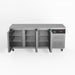 AG Commercial Three Door Worktop / Under Bench Freezer 700mm Depth 417L - GNX3100BT