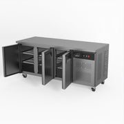 AG Commercial Three Door Worktop / Under Bench Freezer 700mm Depth 417L - GNX3100BT