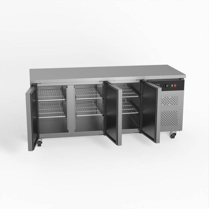 AG Commercial Three Door Worktop / Under Bench Freezer 700mm Depth 417L - GNX3100BT