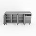 AG Three Door Commercial Glass Door Worktop / Under Bench Display Fridge 700mm Depth 417L - GNX3100TNG