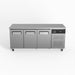 AG Three Door Commercial Worktop / Under Bench Fridge 700mm Depth 417L - GNX3100TN