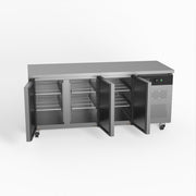 AG Three Door Commercial Worktop / Under Bench Fridge 700mm Depth 417L - GNX3100TN