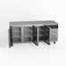 AG Three Door Commercial Worktop / Under Bench Fridge 700mm Depth 417L - GNX3100TN