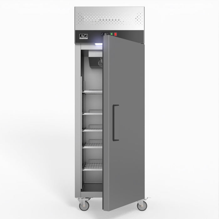 AG Upright Single Stainless Steel Door Freezer 429L - GNX400BT