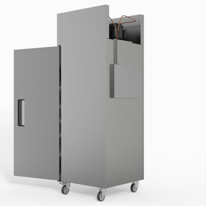 AG Upright Single Stainless Steel Door Freezer 429L - GNX400BT