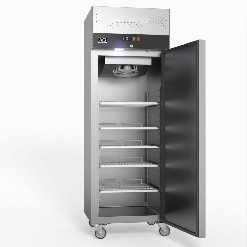AG Upright Single Stainless Steel Door Freezer 429L - GNX400BT