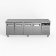 AG Commercial Four Door Worktop / Under Bench Fridge 700mm Depth 553L - GNX4100TN