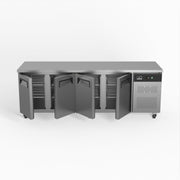 AG Commercial Four Door Worktop / Under Bench Fridge 700mm Depth 553L - GNX4100TN