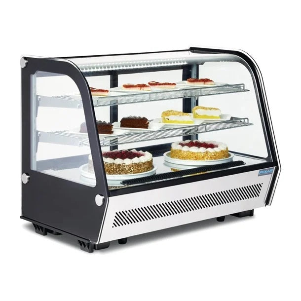 Polar G-Series Energy Efficient Countertop Food Display Fridge Black 160L - GP291-A