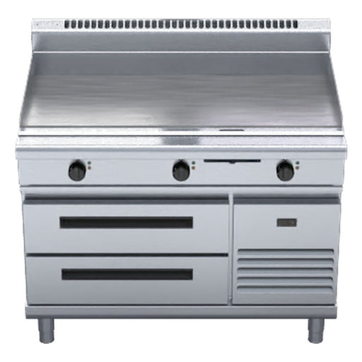 Waldorf 800 Series 120mm Electric Griddle - Refrigerated Base - GP8120E-RB