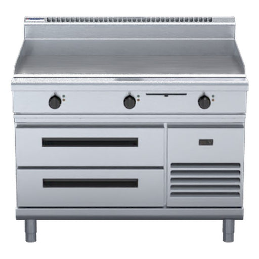 Waldorf 800 Series 120mm Electric Griddle - Refrigerated Base - GP8120E-RB