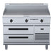 Waldorf 800 Series 120mm Electric Griddle - Refrigerated Base - GP8120E-RB