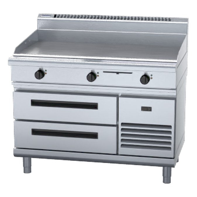 Waldorf 800 Series 120mm Electric Griddle - Refrigerated Base - GP8120E-RB