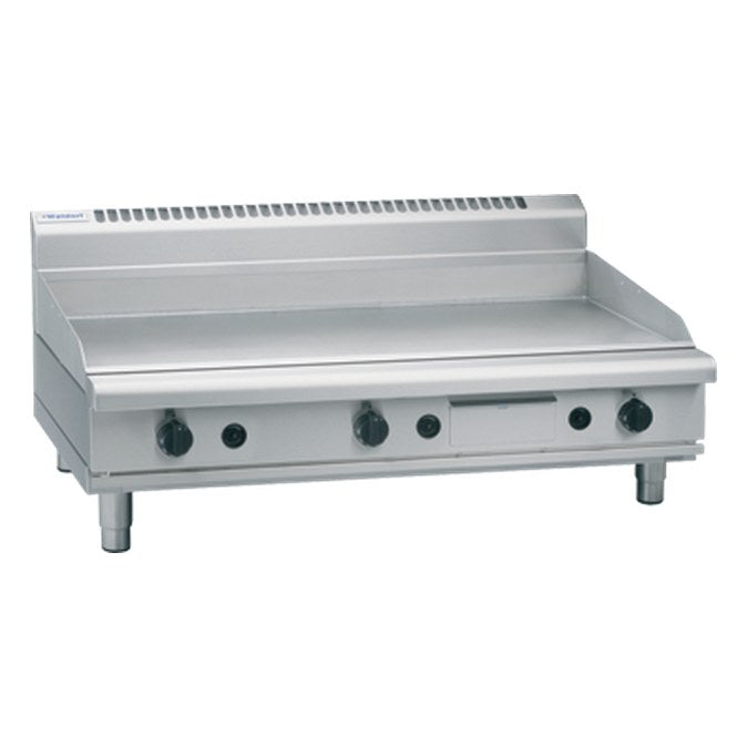 Waldorf 800 Series 1200mm Gas Griddle Low Back Version - Bench Model - GPL8120G-B