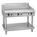 Waldorf 800 Series 1200mm Gas Griddle Low Back Version - Leg Stand - GPL8120G-LS