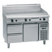 Waldorf 800 Series 1200mm Gas Griddle - Refrigerated Base - GP8120G-RB