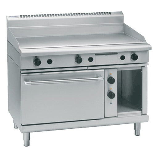 Waldorf 800 Series 1200mm Gas Griddle Electric Static Oven Range - GP8121GE