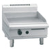 Waldorf 800 Series 600mm Gas Griddle Low Back Version - Bench Model - GPL8600G-B