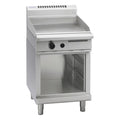 Waldorf 800 Series 600mm Gas Griddle Low Back Version - Cabinet Base - GPL8600G-CB