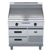 Waldorf 800 Series 900mm Electric Griddle - Refrigerated Base - GP8900E-RB