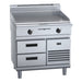 Waldorf 800 Series 900mm Electric Griddle - Refrigerated Base - GP8900E-RB