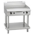 Waldorf 800 Series 900mm Gas Griddle Low Back Version - Leg Stand - GPL8900G-LS