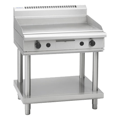 Waldorf 800 Series 900mm Gas Griddle - Leg Stand - GP8900G-LS