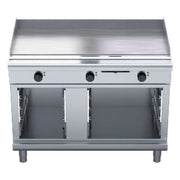 Waldorf 800 Series 1200mm Electric Griddle Low Back Version - Cabinet Base - GPL8120E-CB