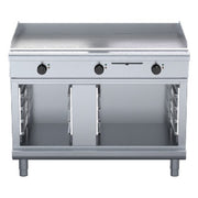 Waldorf 800 Series 1200mm Electric Griddle Low Back Version - Cabinet Base - GPL8120E-CB