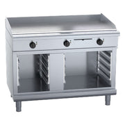Waldorf 800 Series 1200mm Electric Griddle Low Back Version - Cabinet Base - GPL8120E-CB