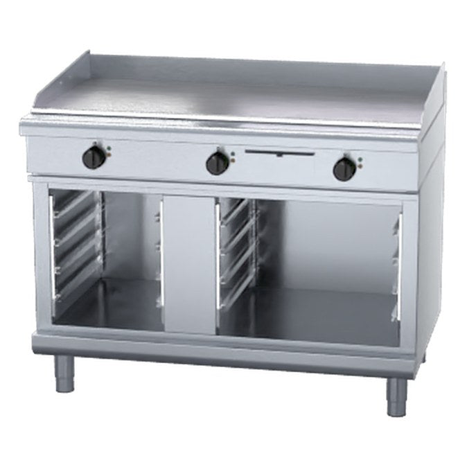 Waldorf 800 Series 1200mm Electric Griddle Low Back Version - Cabinet Base - GPL8120E-CB