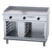 Waldorf 800 Series 1200mm Electric Griddle Low Back Version - Cabinet Base - GPL8120E-CB