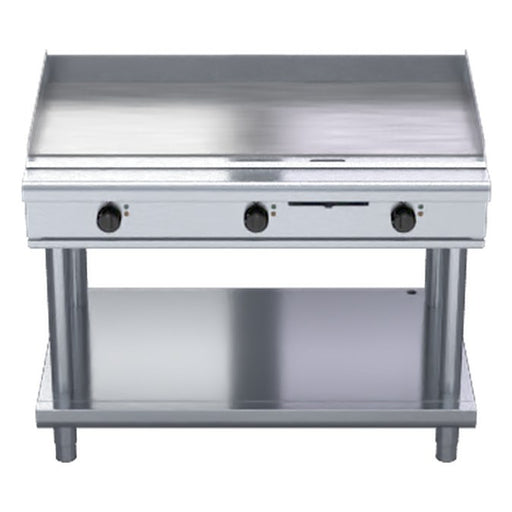 Waldorf 800 Series 1200mm Electric Griddle Low Back Version - Leg Stand - GPL8120E-LS