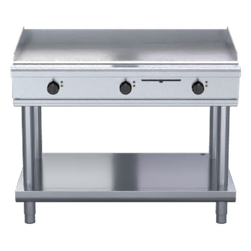 Waldorf 800 Series 1200mm Electric Griddle Low Back Version - Leg Stand - GPL8120E-LS