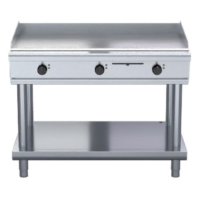 Waldorf 800 Series 1200mm Electric Griddle Low Back Version - Leg Stand - GPL8120E-LS