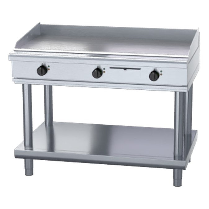 Waldorf 800 Series 1200mm Electric Griddle Low Back Version - Leg Stand - GPL8120E-LS