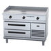 Waldorf 800 Series 1200mm Electric Griddle Low Back Version - Refrigerated Base - GPL8120E-RB