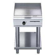 Waldorf 800 Series 600mm Electric Griddle Low Back Version - Leg Stand - GPL8600E-LS