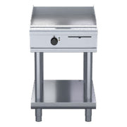 Waldorf 800 Series 600mm Electric Griddle Low Back Version - Leg Stand - GPL8600E-LS