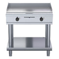 Waldorf 800 Series 900mm Electric Griddle Low Back Version - Leg Stand - GPL8900E-LS