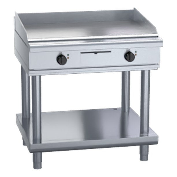 Waldorf 800 Series 900mm Electric Griddle Low Back Version - Leg Stand - GPL8900E-LS