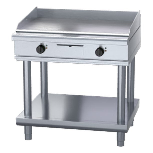 Waldorf 800 Series 900mm Electric Griddle Low Back Version - Leg Stand - GPL8900E-LS