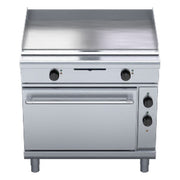 Waldorf 800 Series 900mm Electric Griddle Convection Oven Range Low Back Version - GPL8910EC