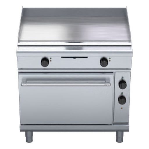 Waldorf 800 Series 900mm Electric Griddle Convection Oven Range Low Back Version - GPL8910EC