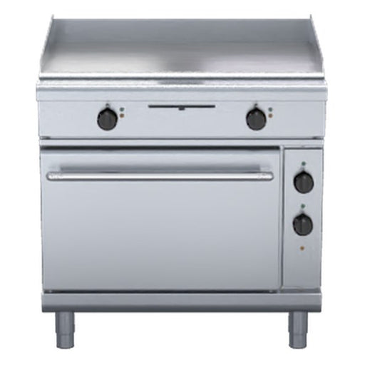 Waldorf 800 Series 900mm Electric Griddle Convection Oven Range Low Back Version - GPL8910EC