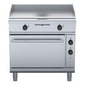 Waldorf 800 Series 900mm Electric Griddle Static Oven Range Low Back Version - GPL8910E