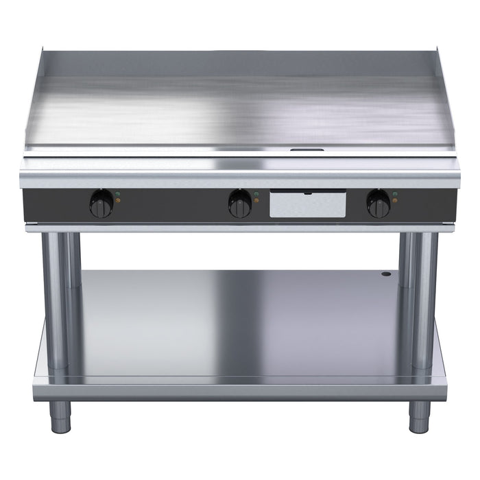 Waldorf Bold 1200mm Electric Griddle Low Back Version - Leg Stand - GPLB8120E-LS