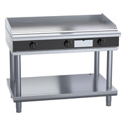 Waldorf Bold 1200mm Electric Griddle Low Back Version - Leg Stand - GPLB8120E-LS