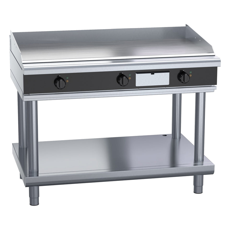 Waldorf Bold 1200mm Electric Griddle Low Back Version - Leg Stand - GPLB8120E-LS
