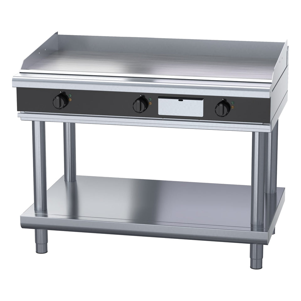 Waldorf Bold 1200mm Electric Griddle Low Back Version - Leg Stand - GPLB8120E-LS
